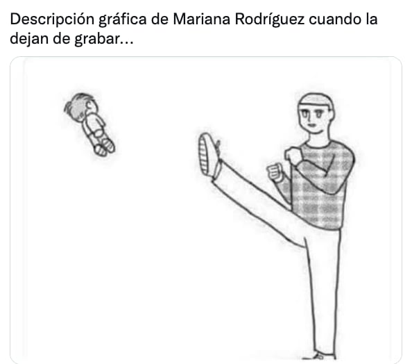 Meme de Mariana Rodríguez