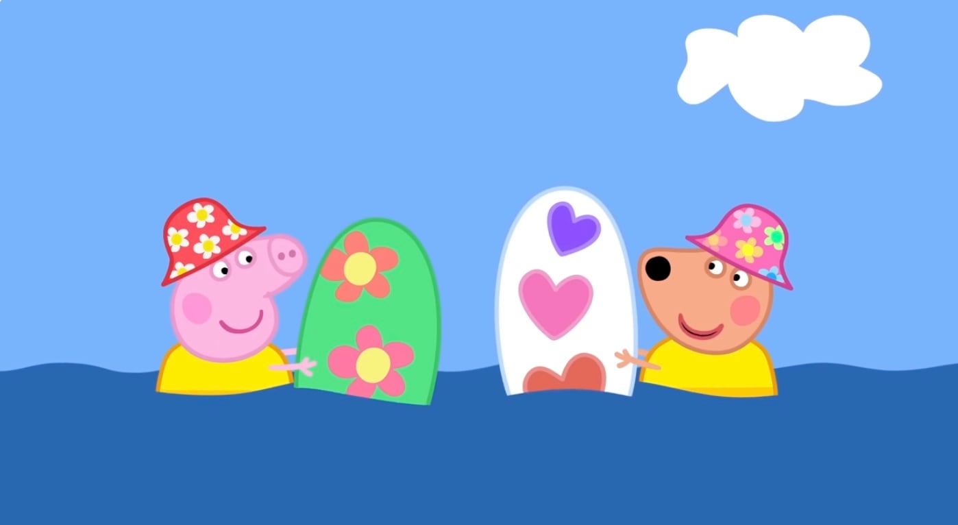 Peppa Pig por Día Internacional del Surf