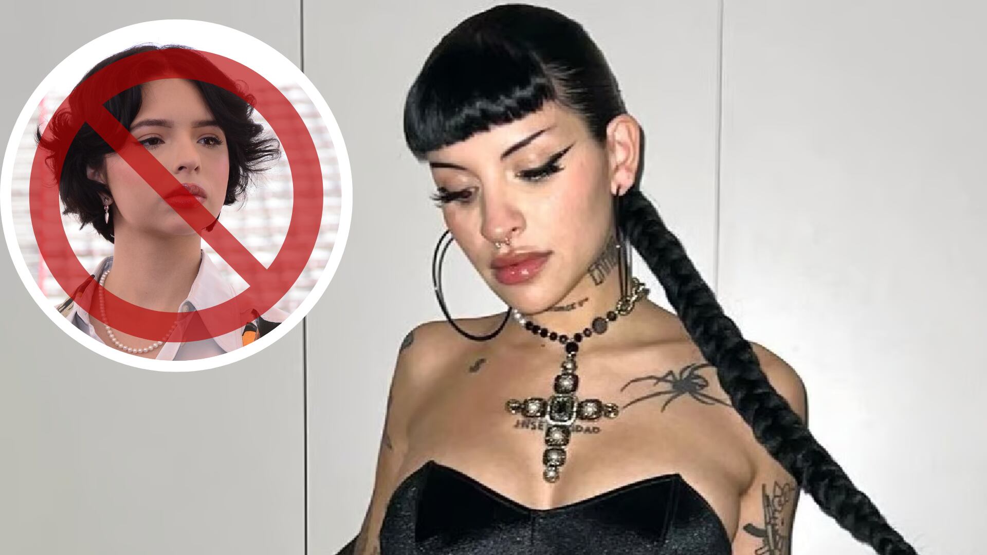 Cazzu dejó de seguir a Ángela Aguilar luego de las fotos con Christian Nodal.