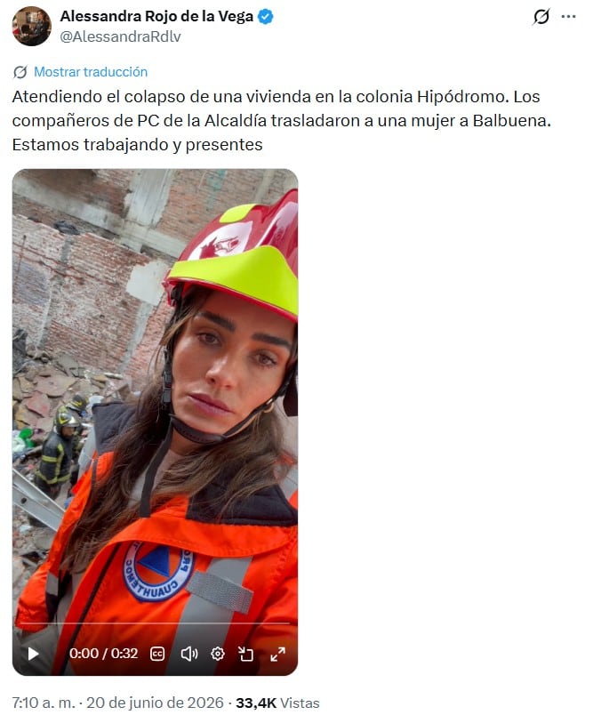 Colapsa vivienda en la Roma: una persona muere y otra es rescatada