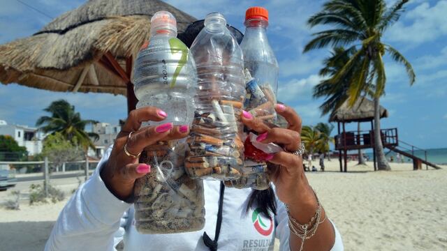 El 41 por ciento de las colillas se tiran en la basura; el resto va a la calle, se justificó