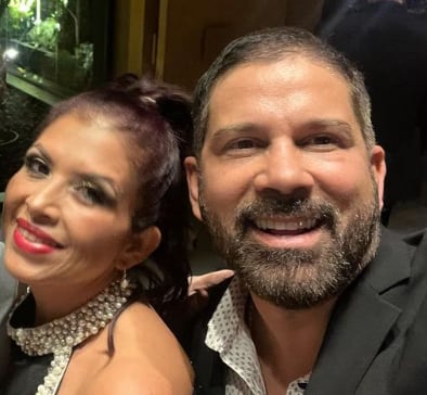 Liliana Arriaga y su esposo Tizoc Valencia