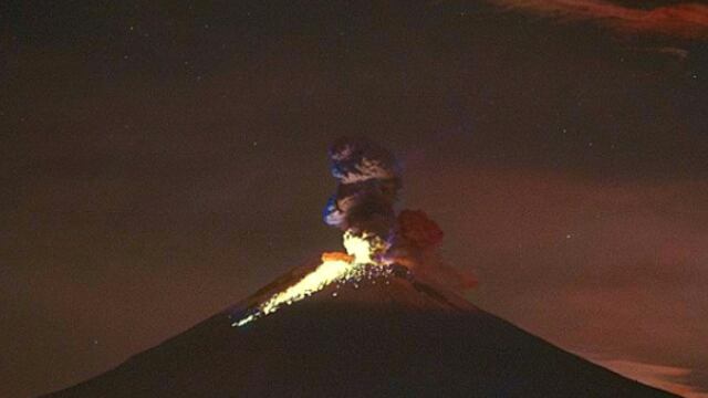 Volcán Popocatépetl el 11 de julio