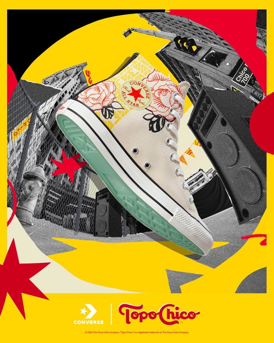 Tenis Converse x TOPO CHICO Chuck Taylor Multicolor en Bota de Lona Unisex