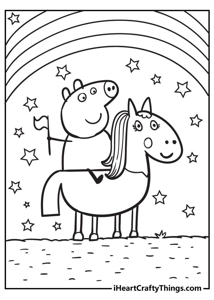 Dibujos de Peppa Pig para colorear en el Día del Niño