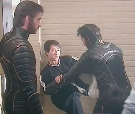 Ke Huy Quan y Hugh Jackman en X-Men