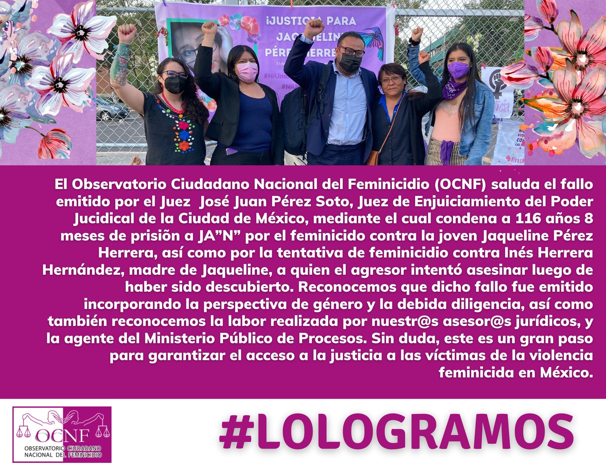 OCNF sobre el caso de Jacqueline