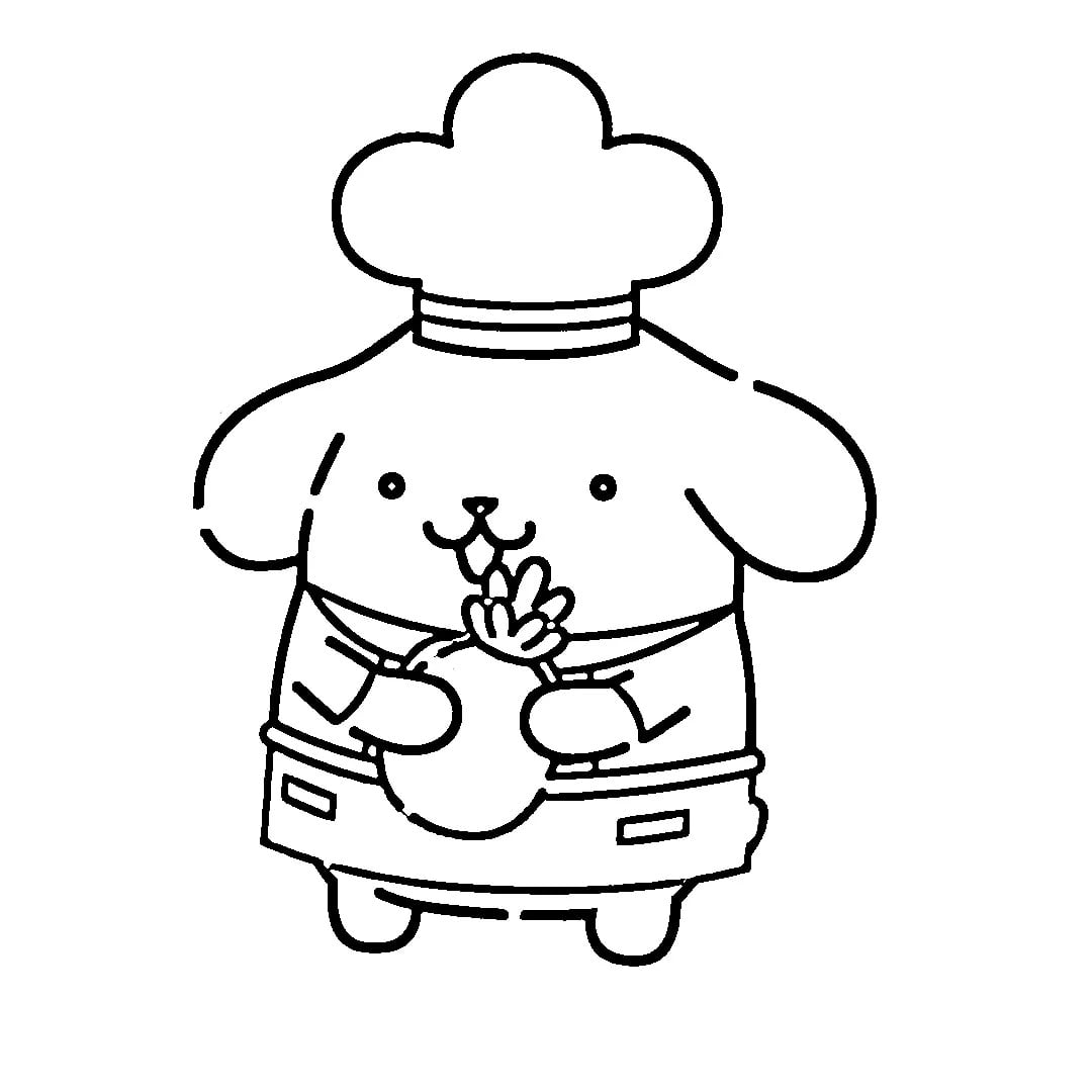 Dibujos de Pompompurin por su cumpleaños