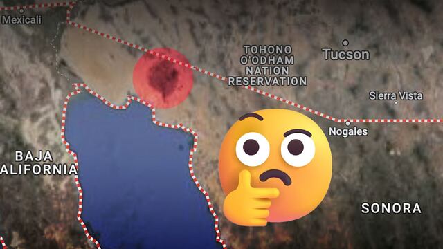 ¿Qué es la mancha que se ve en el mapa de Sonora? Te explicamos