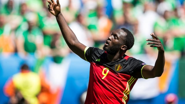 Lukaku con su Selección en la pasada Eurocopa de Naciones.