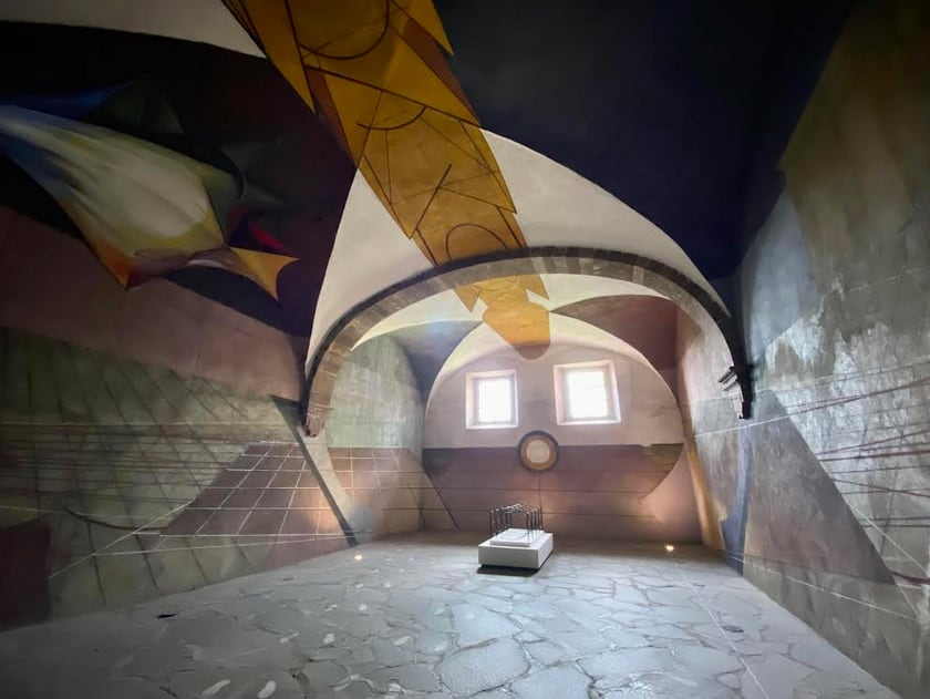 Mural inconcluso de Siqueiros/Foto: Plácido Garza