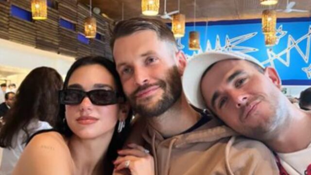 Simon Porte Jacquemus y Dua Lipa