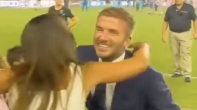 David Beckham y Antonela Roccuzzo