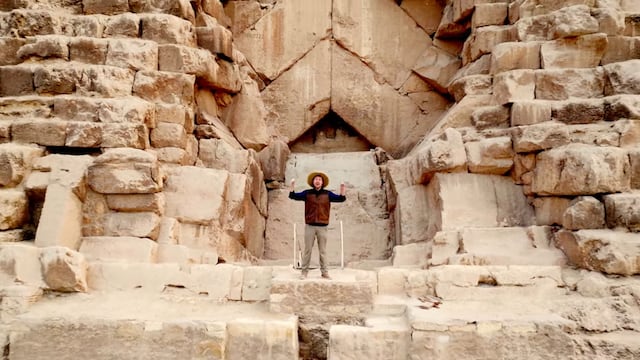 MrBeast graba un exclusivo video en la Gran Pirámide de Guiza