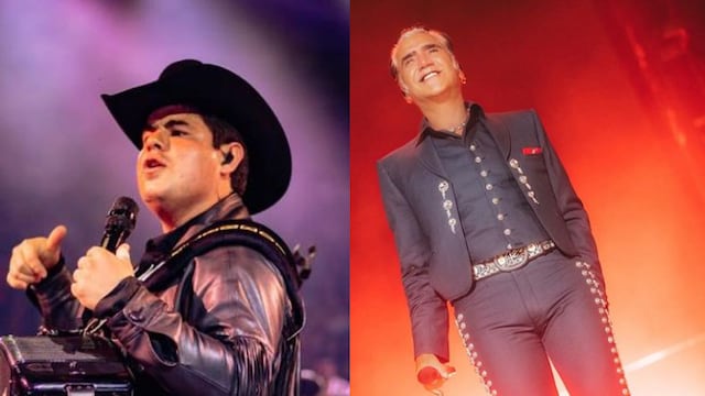 Alejandro Fernández y Alfredo Olivas