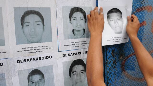 Protesta por la desaparición de los 43 normalistas de Ayotzinapa