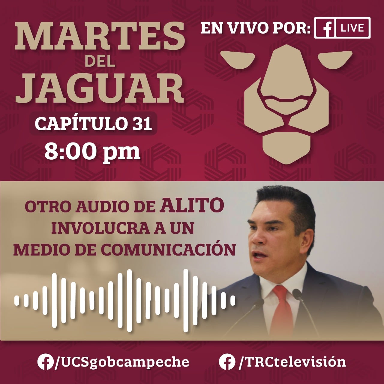 Anuncio de un nuevo audio de Alejandro Moreno