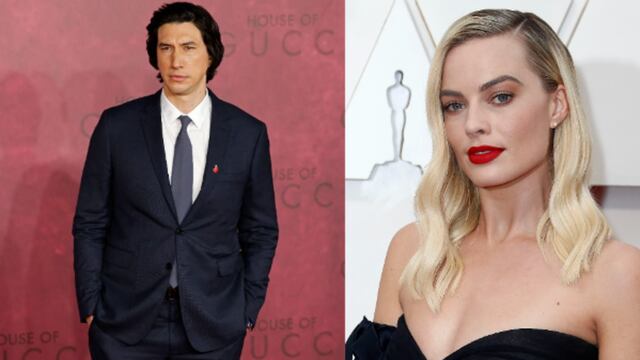 Adam Driver y Margot Robbie
