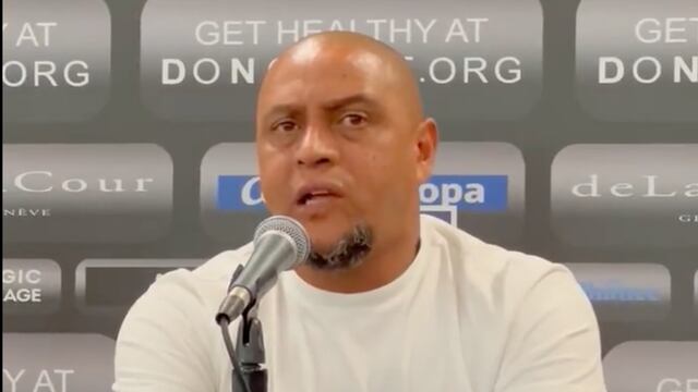 El ex jugador Roberto Carlos