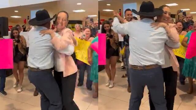 Claudia Sheinbaum baila polka a su llegada a Chihuahua