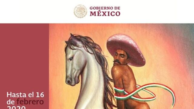 Cartel promocional de la exposición "Zapata después de Zapata"