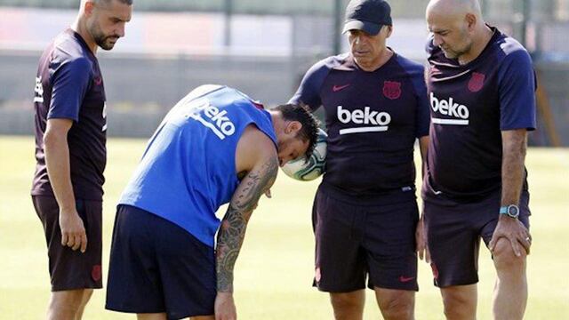 El argentino sufrió una lesión en el sóleo