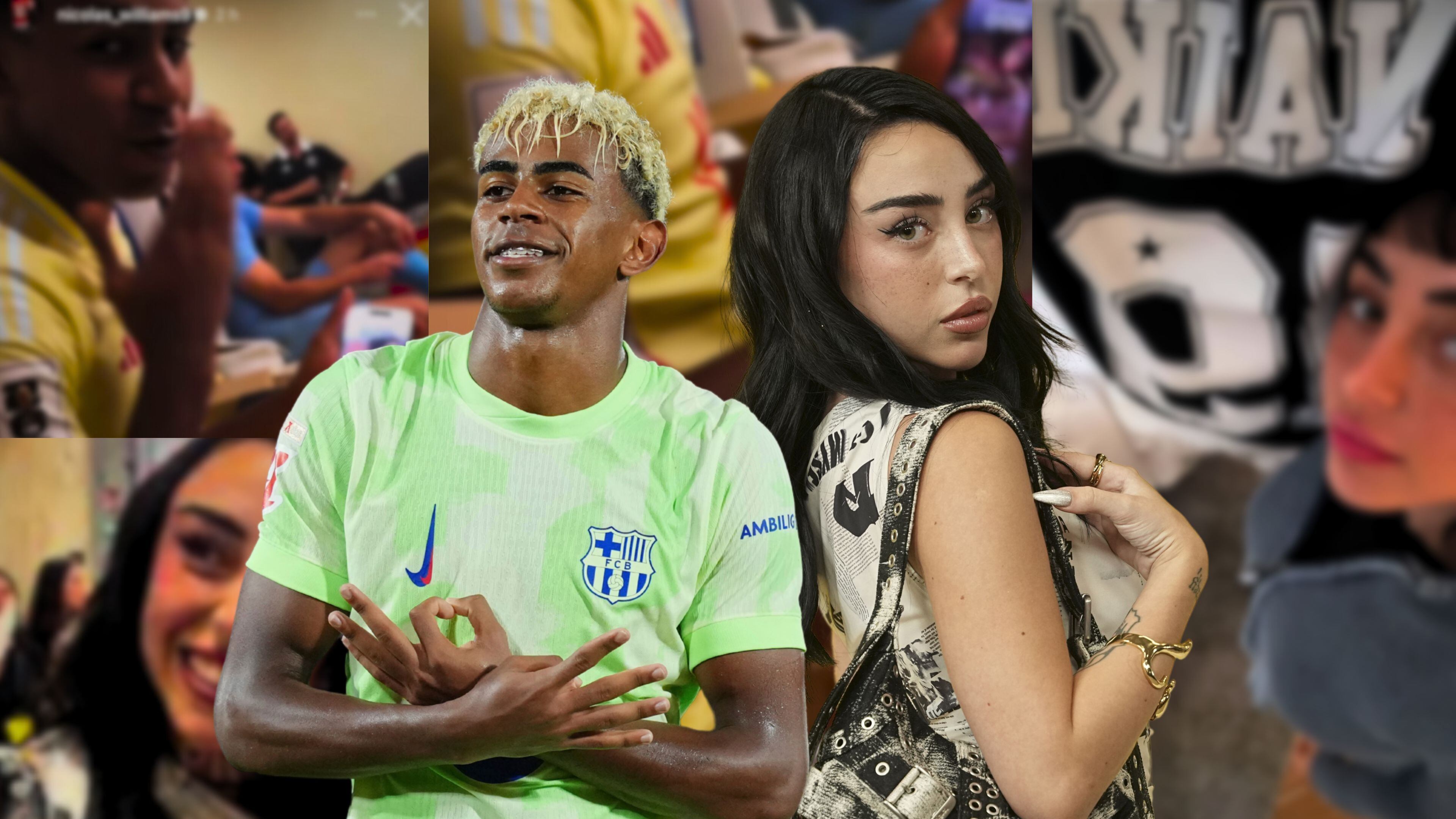 El video que confirma el romance entre Nicki Nicole y Lamine Yamal