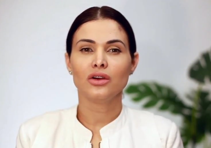 Angélica Flores, esposa de Hugo Carvajal.