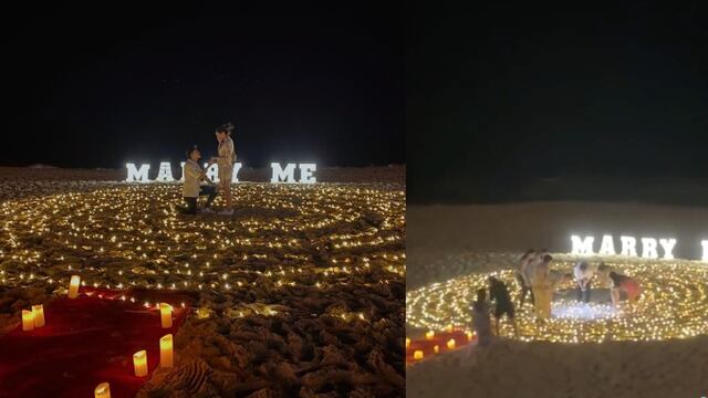 propuesta de matrimonio termina con el anillo perdido