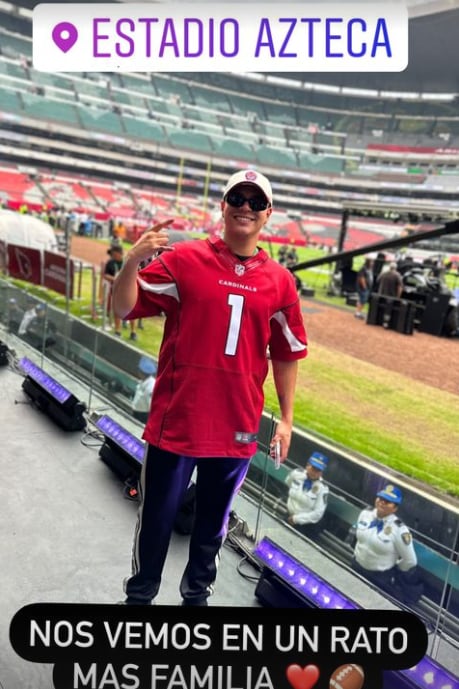 Eduin Caz antes de ser abucheado en el Estadio Azteca