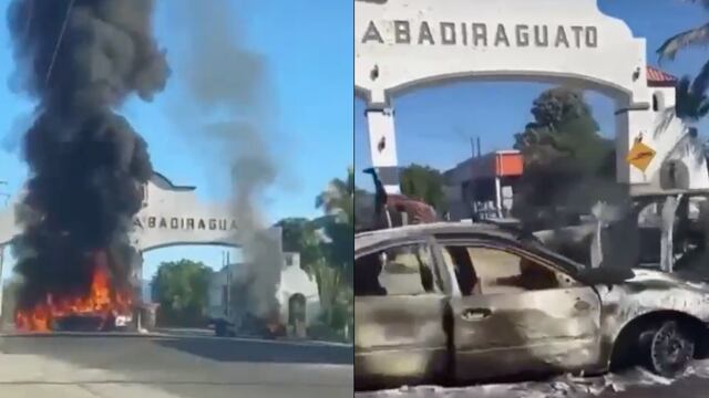 VIDEO: Badiraguato, Sinaloa, se prende tras detención de Ovidio Guzmán