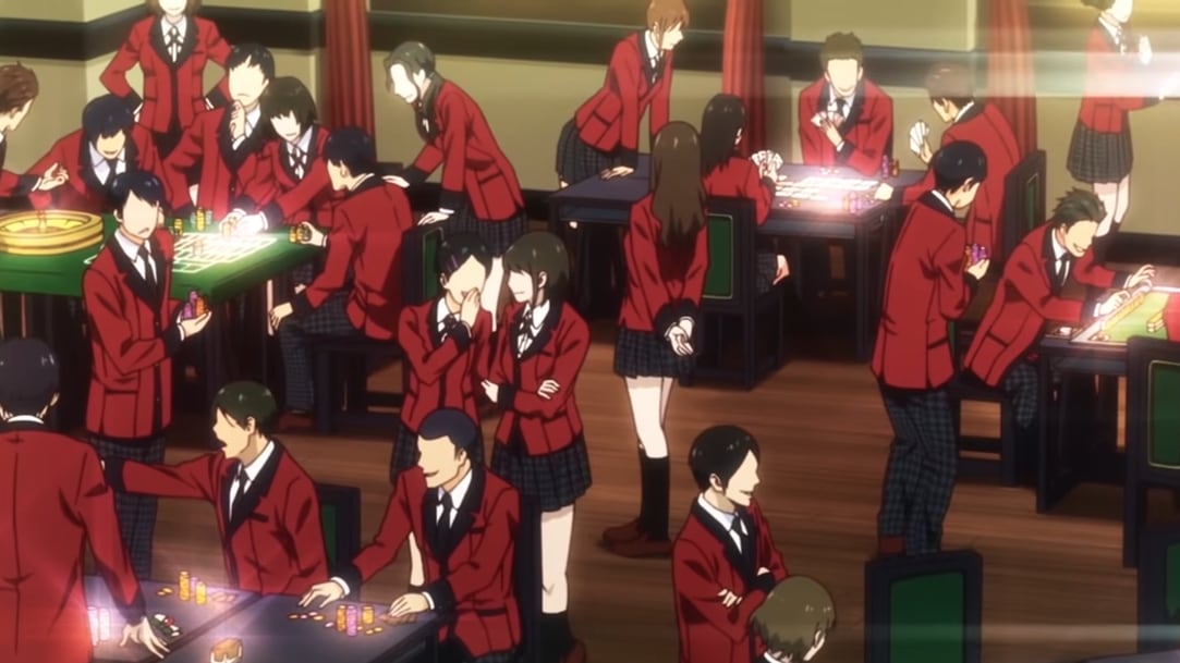 Anime Netflix: Escena del anime Kakegurui