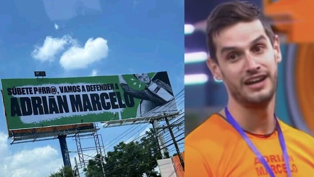Adrián Marcelo gastó en espectaculares para aumentar popularidad en La Casa de los Famosos 2024