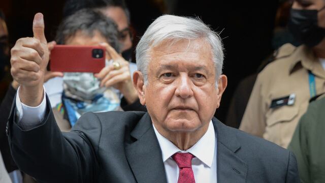 El presidente AMLO