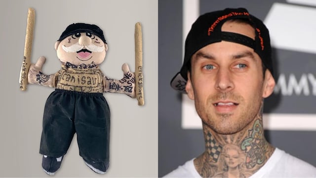 Travis Barker vende el muñeco Doctor Simi que le regalaron en México