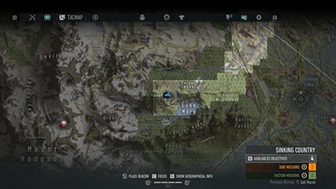 Mapa Ghost Recon Breakpoint