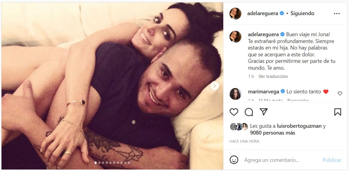 Ana de la Reguera y  Jonathan Lule