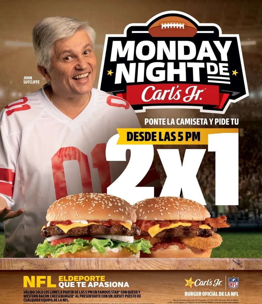 2x1 en Carl’s Jr: Cuándo y cómo aplicar la promoción vigente hasta enero 2024
