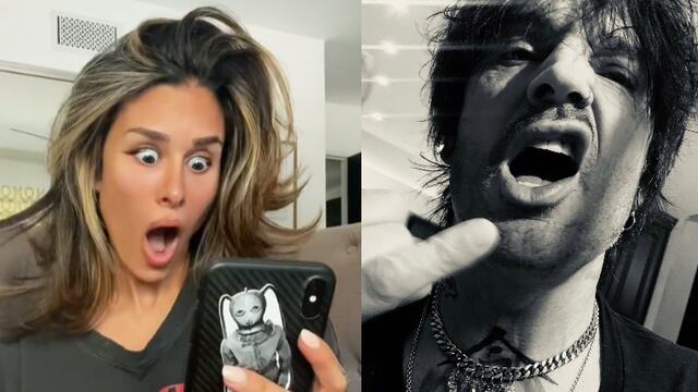 Brittany Furlan reacciona al desnudo de su esposo, Tommy Lee