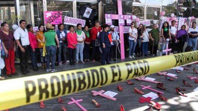 Protesta feminicidios