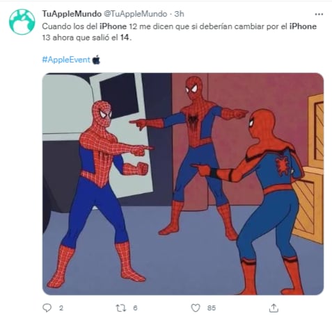 Memes por el lanzamiento del nuevo iPhone 14