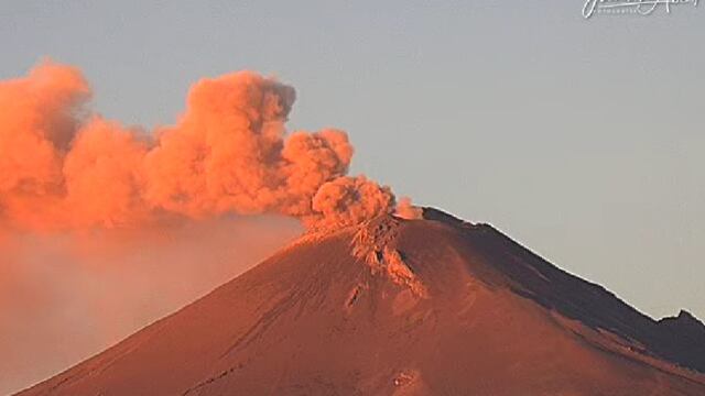 Volcán Popocatépetl el 16 de noviembre