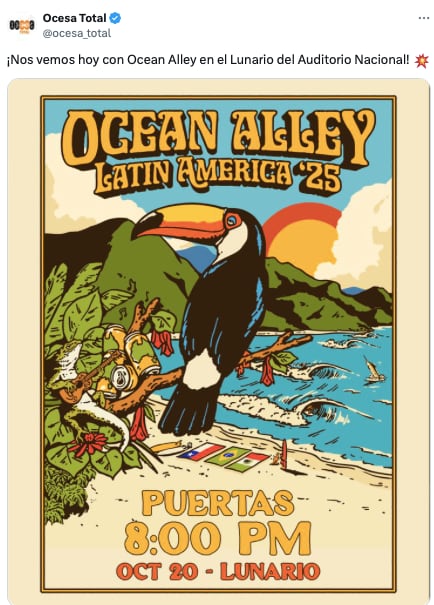 Ocean Alley en el Lunario del Auditorio Nacional