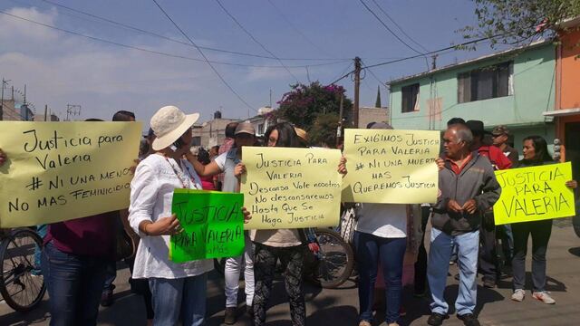 Valeria manifestación