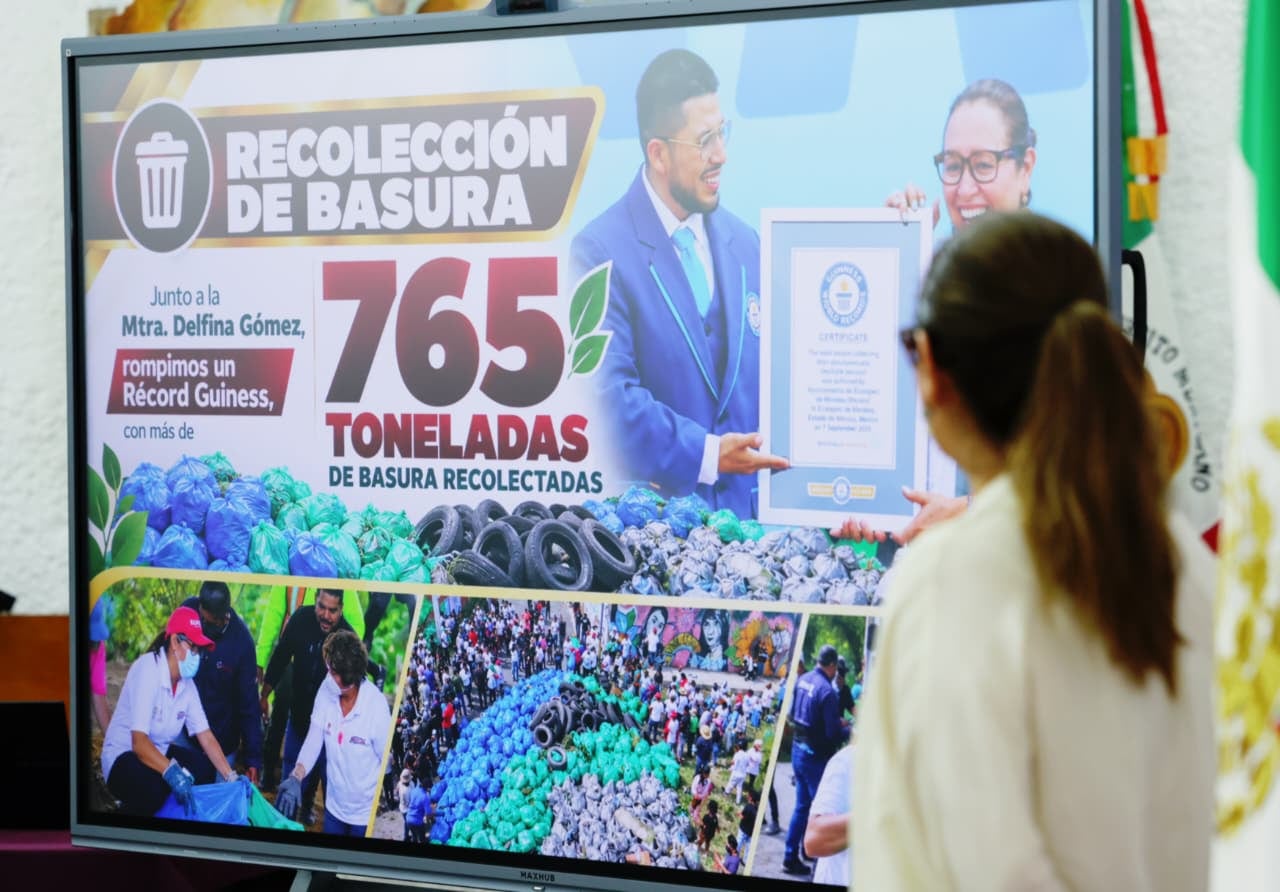 Azucena Cisneros destacó la coordinación con Delfina Gómez.