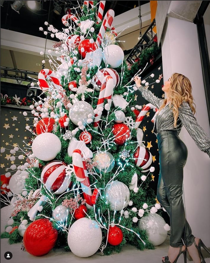 Andrea Legarreta presume el árbol de Navidad de Hoy