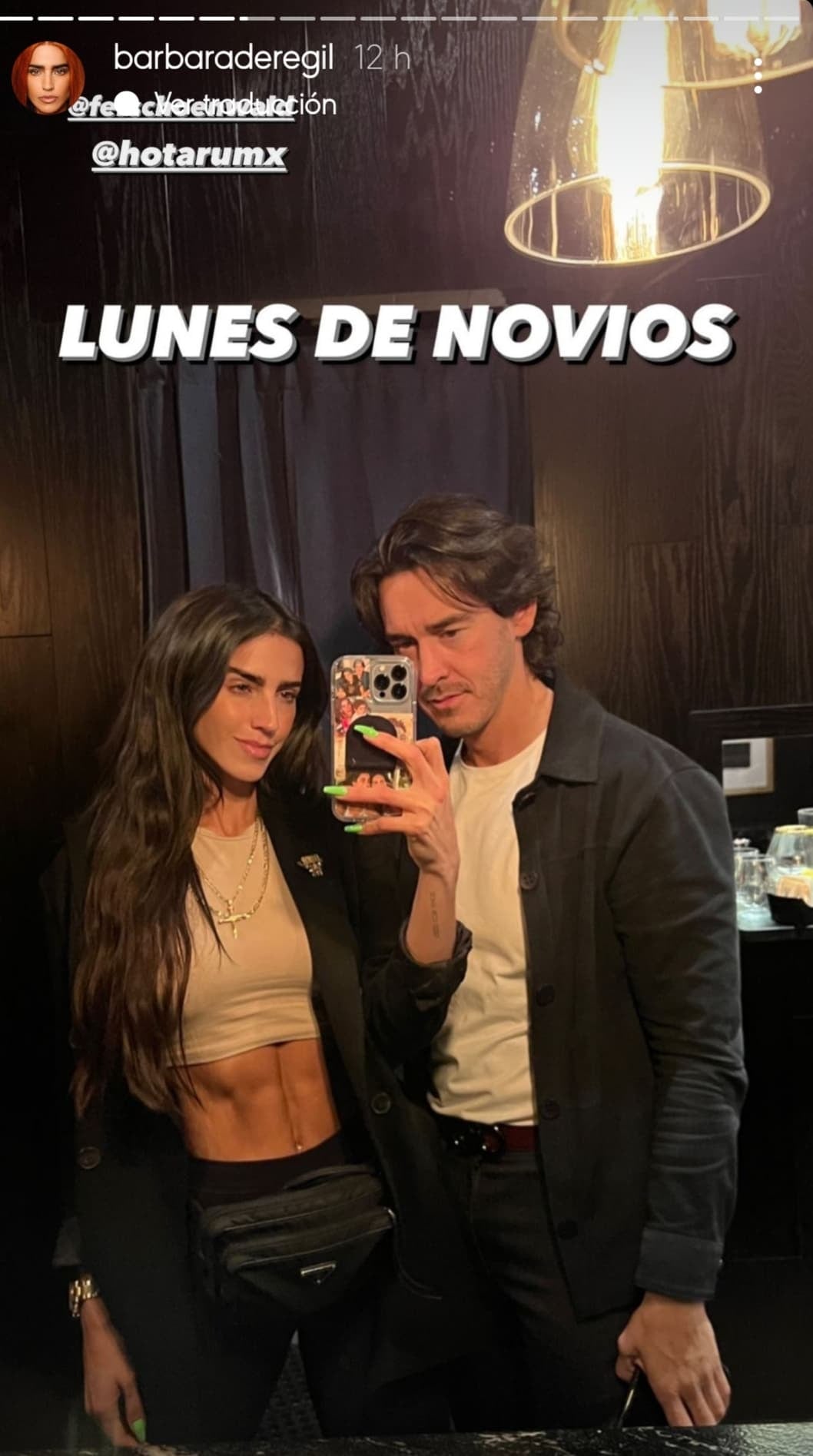 Bárbara e Regil va al cine con Fernando Schoenwald.