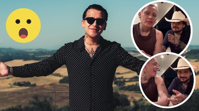 Christian Nodal le dice a Kunno en su live que se viene otra boda ¿con Ángela Aguilar?