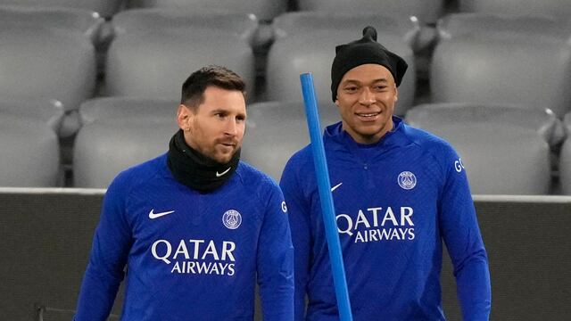 Lionel Messi y Kylian Mbappé.