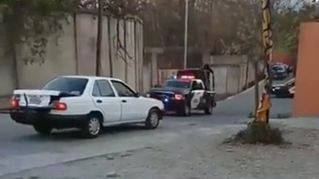 Balacera en Santiago, Nuevo León